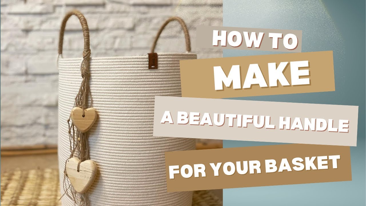 چطوره که یه دسته خوشگل کنفی یاد بگیریم؟ Basket handle tutorial