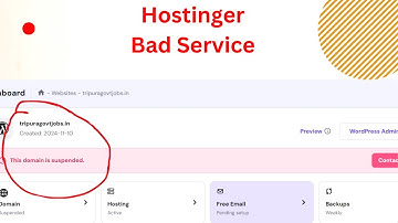 Hostinger Web hosting review, Bad Service, Suspended Domain without Reason