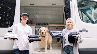 Minimalist Van Life Closet Tour | Summer Capsule Wardrobe