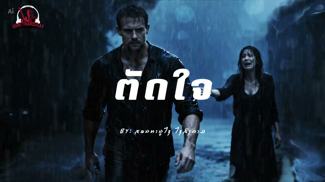 ຕັດໃຈ (ตัดใจ) - SonethanouxayMusic [Official Lyric Video]