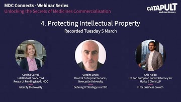 MDC Connects 2024 Webinar 4/5: Protecting Intellectual Property
