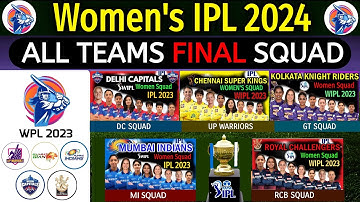 WPL 2024 | All Teams Final Squad | Women