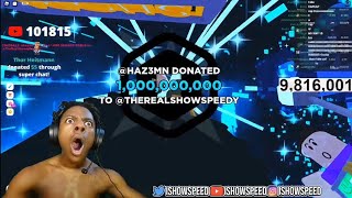 IShowSpeed Got Donated 100 Billion Robux
