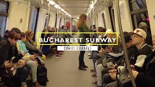 •4K• Bucharest from Underground to Above Ground: A Journey Through the City (Metro and McDonald's)