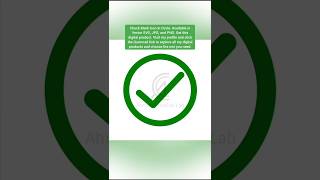Check Mark Icon in Circle Vector SVG, JPG, PNG #shorts