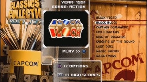 Capcom Classics Collection Vol. 2 (PlayStation 2) - Block Block Part #2/2