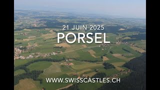 Porsel vu du ciel le 21 juin 2025