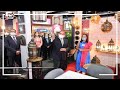 شاهد الرئيس يفتتح معرض تراثنا للحرف اليدوية والمنتجات التراثية