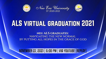 ALS VIRTUAL GRADUATION 2021 - REPLAY