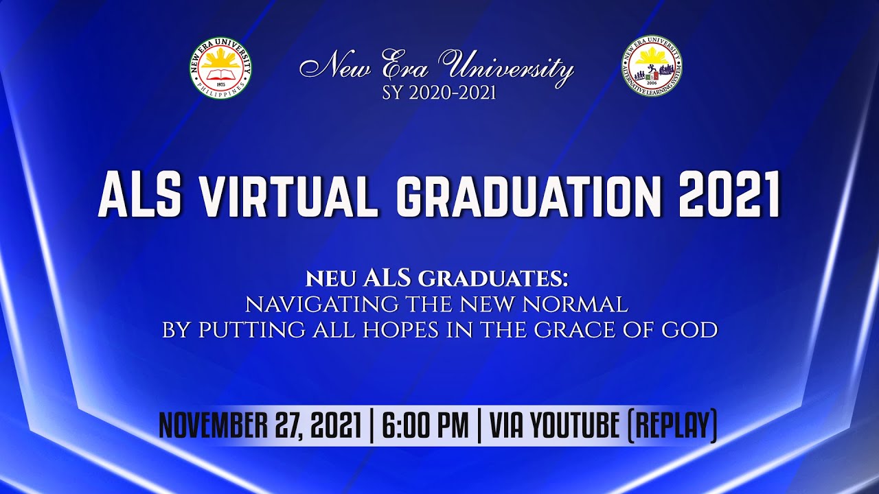 ALS VIRTUAL GRADUATION 2021 - REPLAY - YouTube