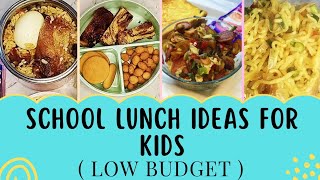 Simple kids School Lunch Ideas 2023 || What My Nigerian  Kid Eats For School Lunch In A Week