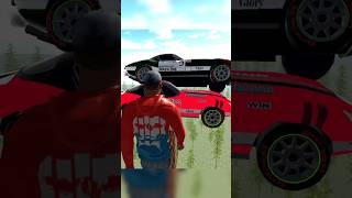 Race Car3 Ko Tower Par Magaya Franklin Ne 🤯💥 Indian bikes driving 3d #viral #trending #shortvideo