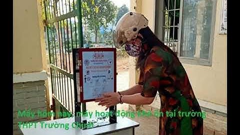 Thầy trò trường THPT sáng chế máy rửa tay sát khuẩn tự động có loa nhắc nhở