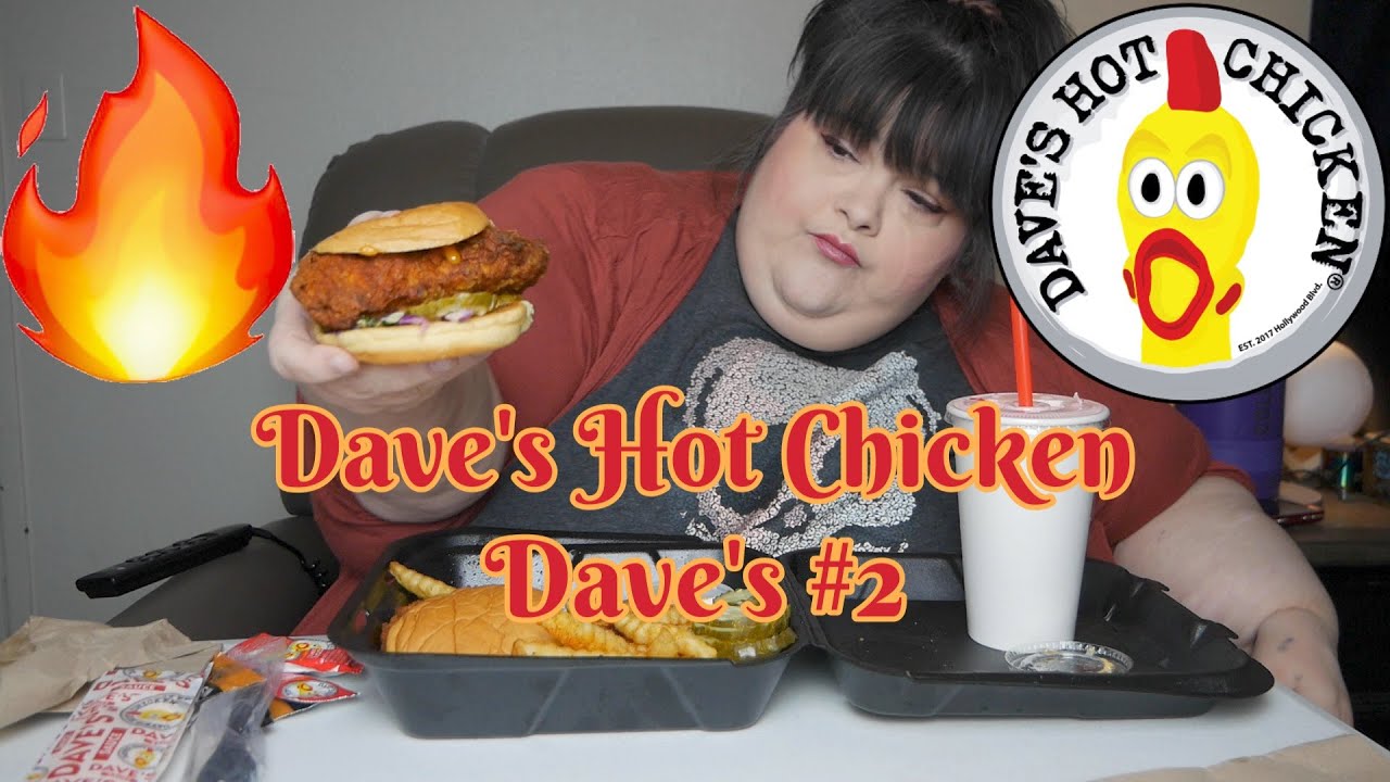 Dave's Hot Chicken 2 Sliders With Fries Calories Dave's Hot Chicken Sliders & Fries Dave's #2 Mukbang With Shout Outs