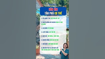 Hàn ẩm tàn phá cơ thể #duocsily #dsly #chamsocsuckhoe