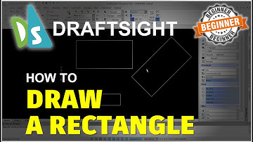 Draftsight How To Draw A Rectangle Tutorial