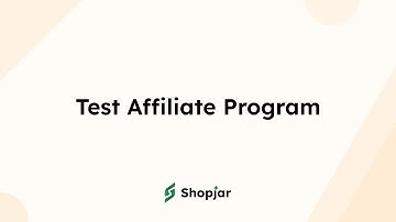 How to test an Affiliate Program?