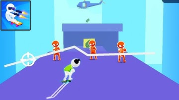 Stickman Skate 3d All Levels #20 Gameplay