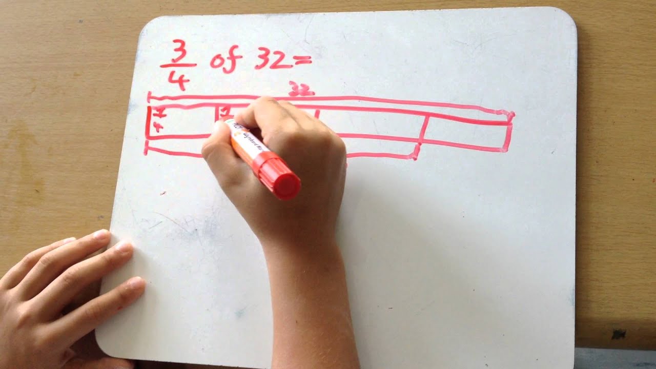 Use Thinking Blocks To Work Out Fractions Of Numbers YouTube