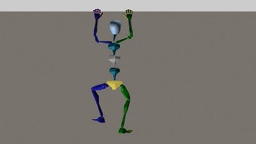 Game Animation - Locomotion Human Hang Strafe Left ( 3ds Max and Maya Climb System )