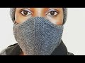 Easy to knit face mask Part 1