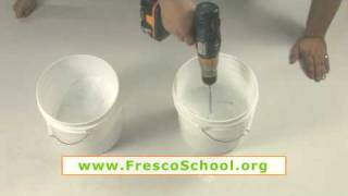 Making Practice Lime Putty for Fresco Painting