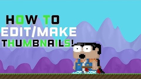 How I Edit/Make Thumbnails!