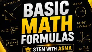 Basic Math Formulas||Class 10 New book|| Quadratic, Algebraic, Midpoint, Arithmetic Area's,Geometry