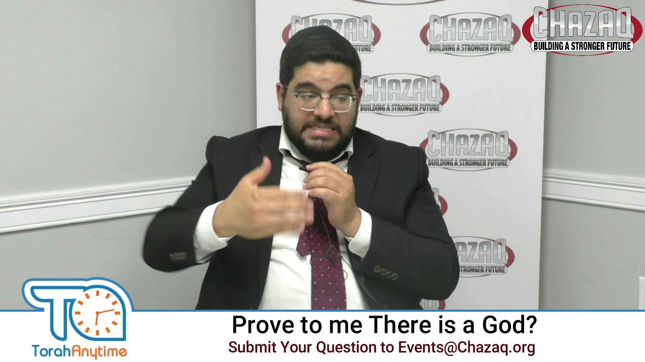 Rabbi Rahimi- Prove to me there is God