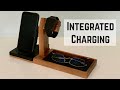 Making a Phone, Smart Watch, and Glasses Stand // Woodworking