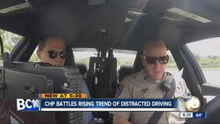 CHP on high alert for "Distracted driving awareness month"