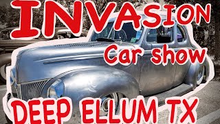 Deep Ellum Texas invasion car show (strong language)