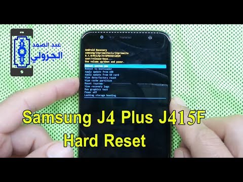 Samsung J4 Plus J415F Hard Reset - Factory Reset