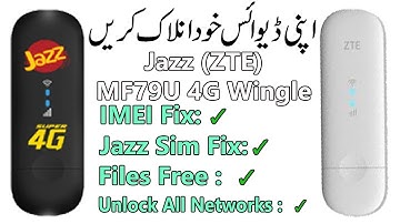 How To Unlock MF79U Full Unlock| Free File| All Version Unlock| No Service Fix