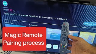 How to pair BPL Tv Magic remote | How to pair webos tv remote