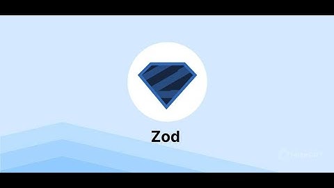 zod validation crash course