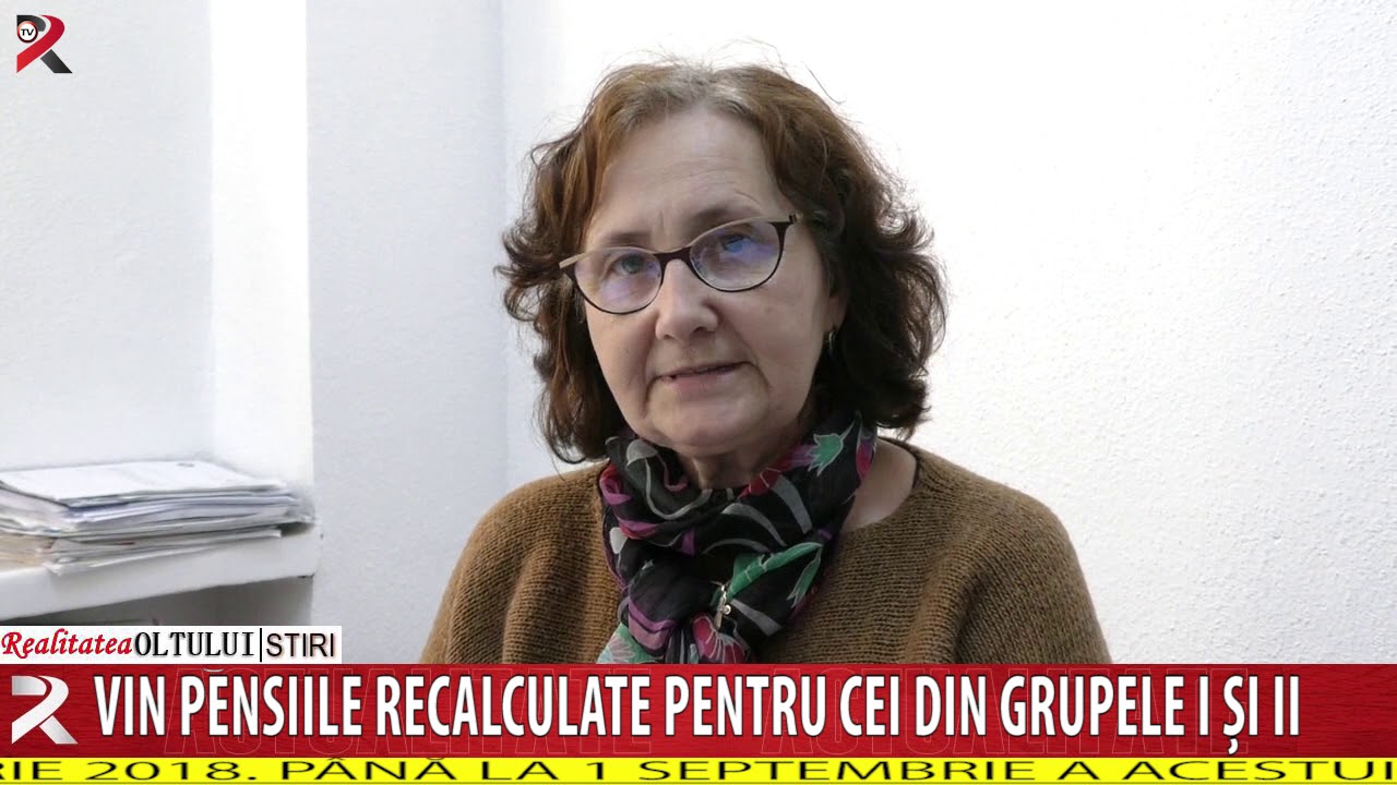 Vin Pensiile Recalculate Pentru Cei Din Grupele I și Ii