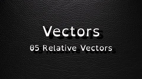 Unreal 5 Tutor: Vectors 05: Relative Vectors