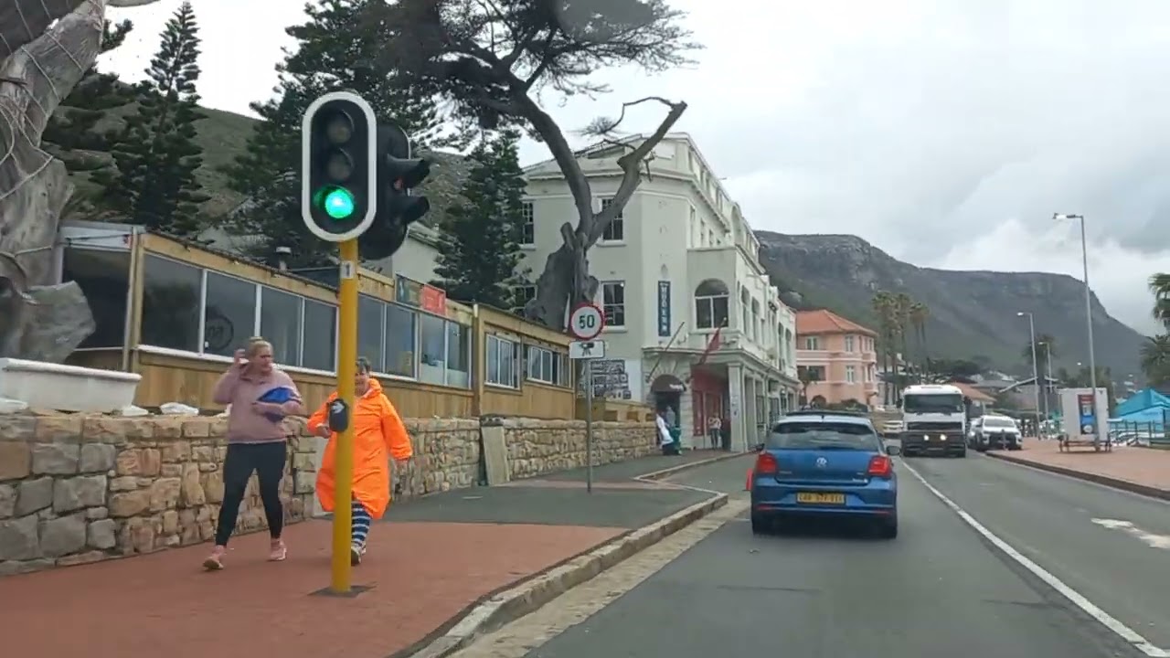 Fish Hoek to Muizenberg on a June winters day in Cape town