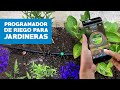 Cómo instalar un programador de riego automático para jardineras