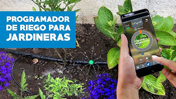 Cómo instalar un programador de riego automático para jardineras