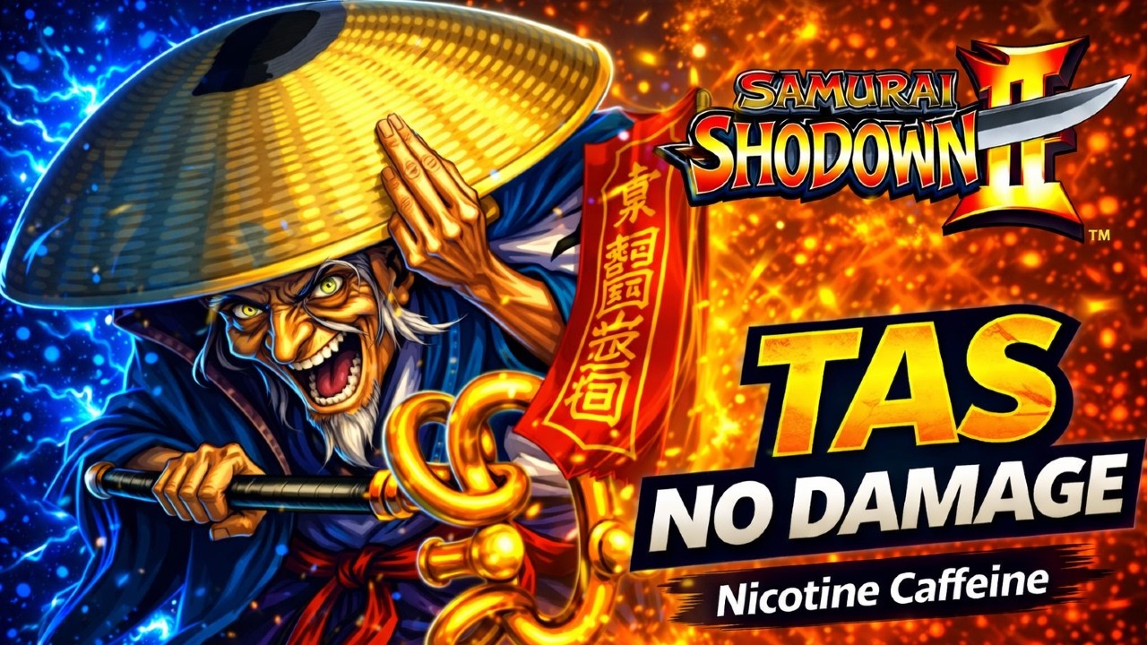 TAS】Samurai Shodown II – Nicotine Caffeine | No Damage【NEO GEO