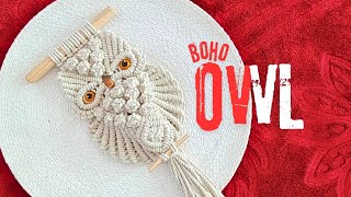 Discover the CUTEST Macrame Owl🦉 Ever! || macrame animals