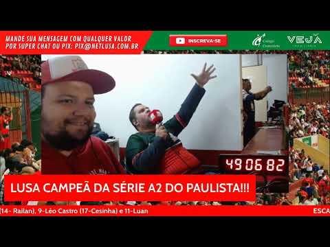 EMOÇÃO E FESTA NO APITO FINAL NO CANINDÉ! LUSA CAMPEÃ DO PAULISTA SÉRIE A2