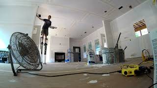 Drywall Finishing Time-lapse