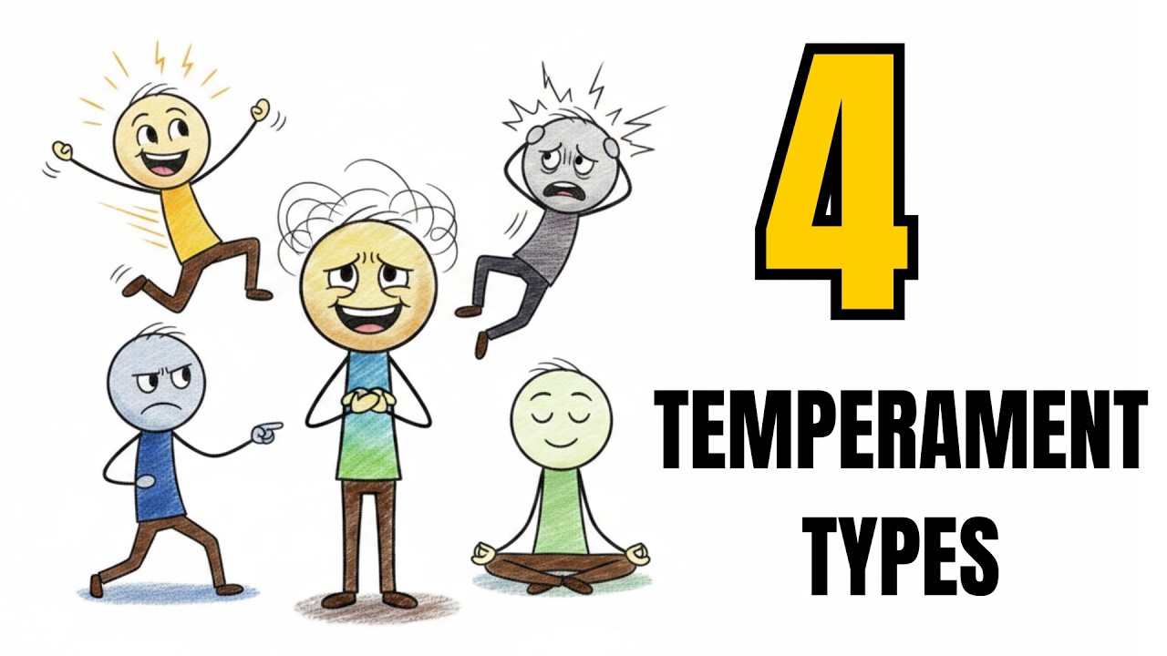 4 Temperament Types Explained in 10 Minutes | Human Behavior Simplified ...