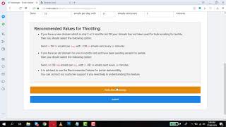 Mailsniper: Throttle Sending/Warm up Guideline