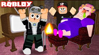 Büyükanne Geri Döndü!! Kaçıyoruz - Panda ile Roblox GRUMPY GRAN Obby screenshot 3