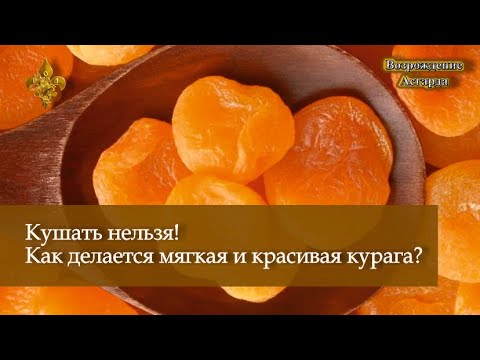 Кушать нельзя! Как делается мягкая и красивая курага?