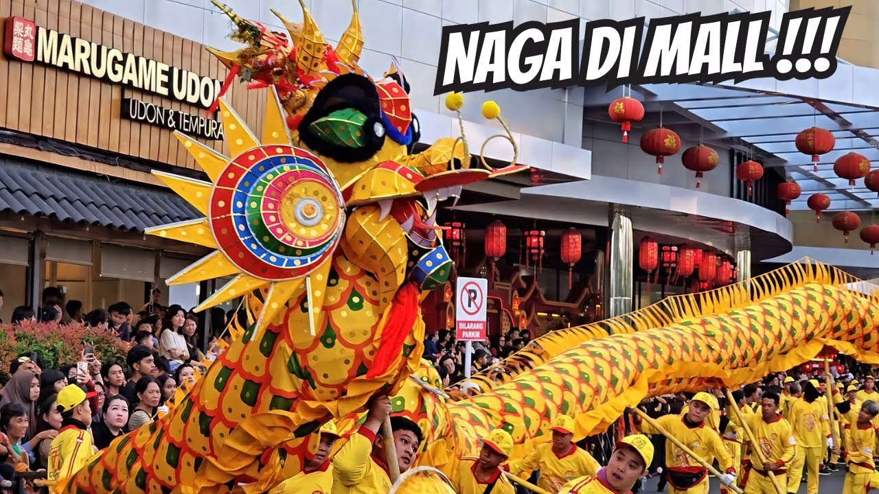 NAGA 60 METER BERAKSI !! RATUSAN WARGA BERDEKA-DESAKAN UNTUK MENONTONNYA